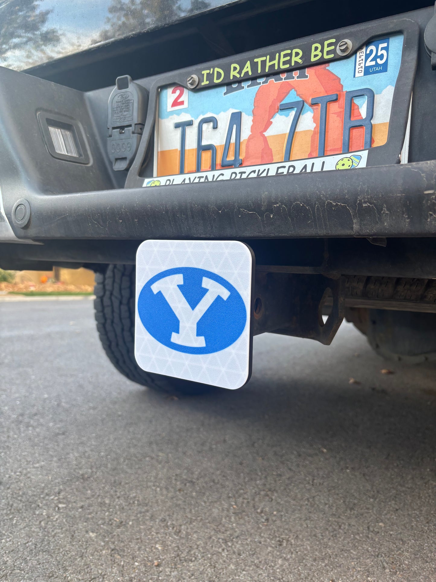 NEW BYU Hitch Cover