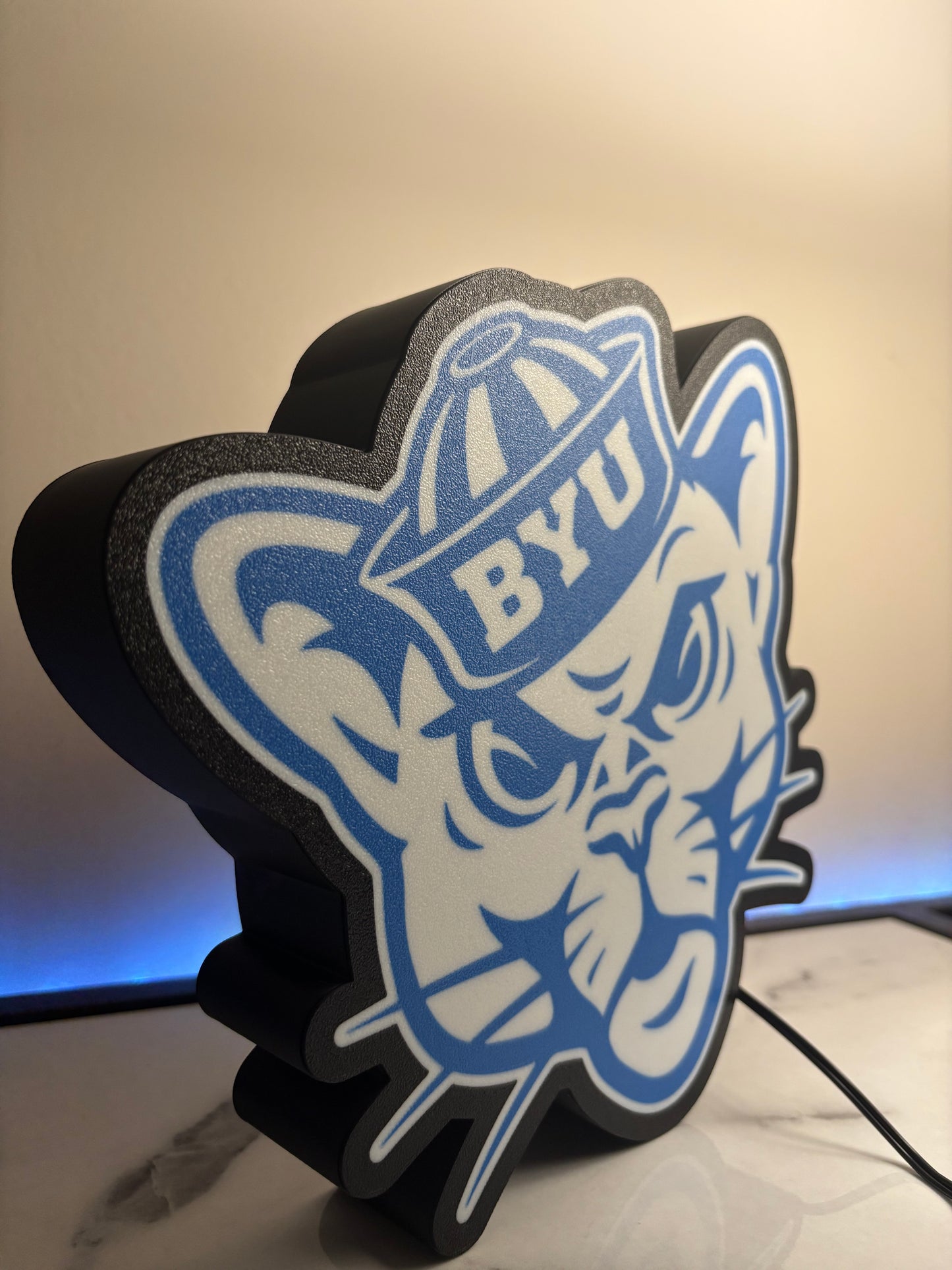 Custom-Made BYU Sailor Light Box